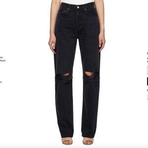 AGOLDE Black Kelly Jeans